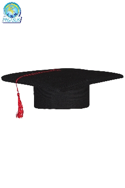 CAPPELLO LAUREA NERO ADULTO